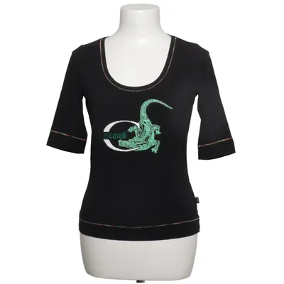 T-shirt (Svart) från Justcavalli Bomull, Elastan