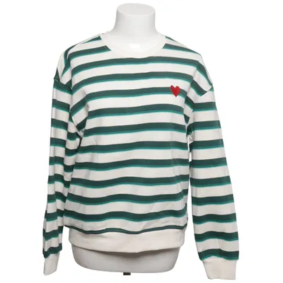 Sweatshirt (Hvid, Grøn) fra Reserved Bomuld, Polyester