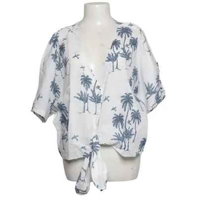 Haut (Blanc, Multicolore) de Desmond & Dempsey x H&M Lin, Coton