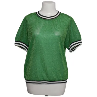 Top (Green) from One Two & Luxzuz Metallic fiber, Polyester, Viscose