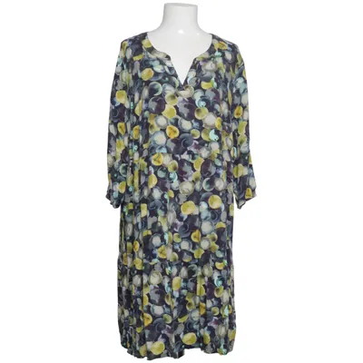 Jurk (Blauw, Geel, Meerkleurig) van Janet & Joyce Viscose