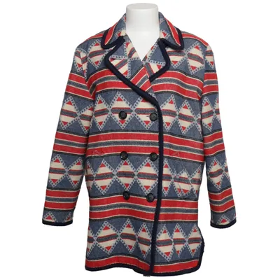 Coat (Blue, Red, White) from Kenzo Acetate, Polyester, Wool