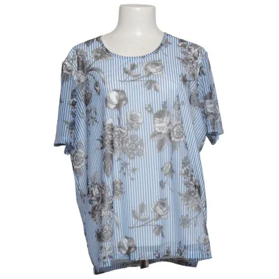 T-shirt (Blue, White, Multicolored) from Fiora Blue Elastane, Polyester, Viscose