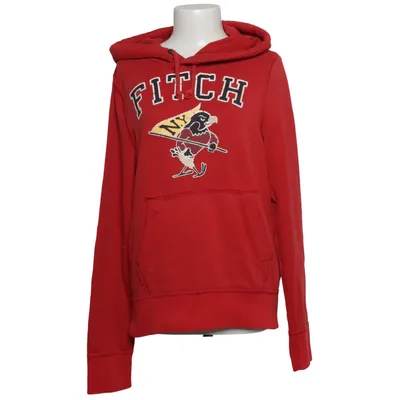 Hoodie (Red) from Abercrombie & Fitch Cotton, Polyester