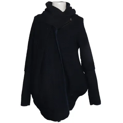 Cardigan (Blue) from Fame Polyester, Wool