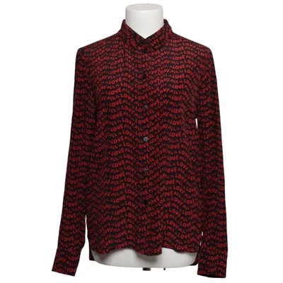 Bluse (Sort, Rød) fra Stella McCartney Silke