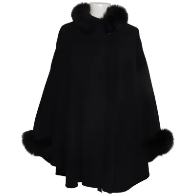 Cape (Zwart) van Walbusch Kasjmier, Polyamide, Wol