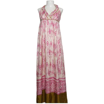 Maxi dress (White, Pink) from Ann Taylor Loft Silk