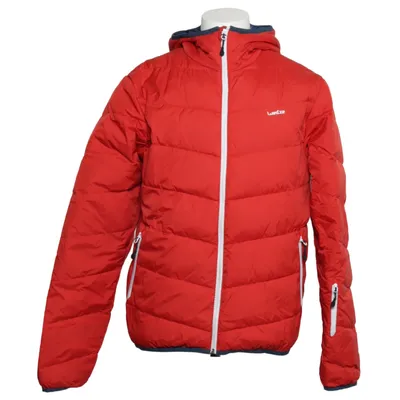 Dunjacka (Röd, Blå) från Wedze Dun, Fjädrar, Polyamid, Polyester