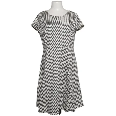Kjole (Sort, Hvid) fra Sara Kelly by Ellos Bomuld, Elastan, Polyester