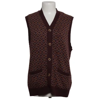 Vest (Brown, Multicolored) from WE Fashion Cotton