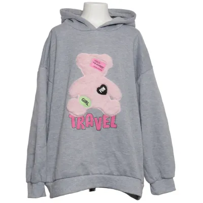 Hoodie (Gray, Pink) from Papillon Cotton, Polyester