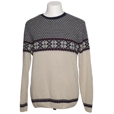 Kersttrui (Beige, Blauw, Rood) van Topman
