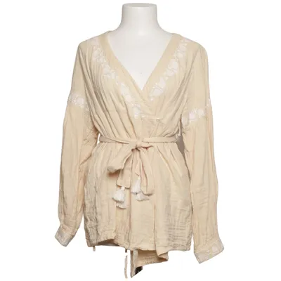 Wrap blouse (Beige) from Mara Mea