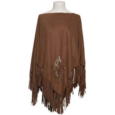 Poncho (Braun) von Otto Kern Elasthan, Polyester