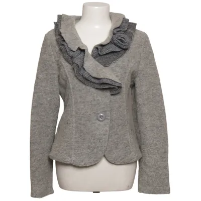 Jacke (Grau) von Pronto Moda Polyester, Wolle