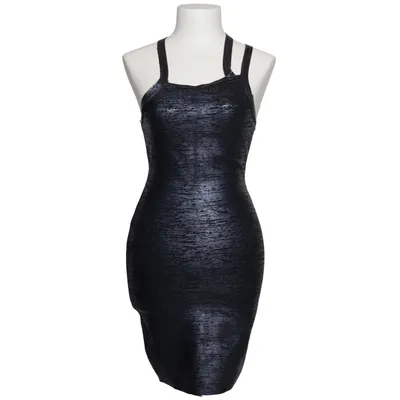 Cocktail dress (Blue, Black, Multicolored, Silver) from Herve Leger Elastane, Polyamide, Viscose
