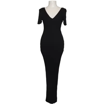 Maxi jurk (Zwart) van Vinceotto Nylon, Viscose