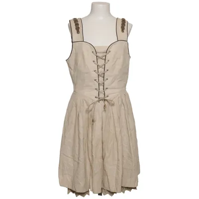Dirndl (Beige) från Rose-Dirndl Acetat, Bomull, Linne