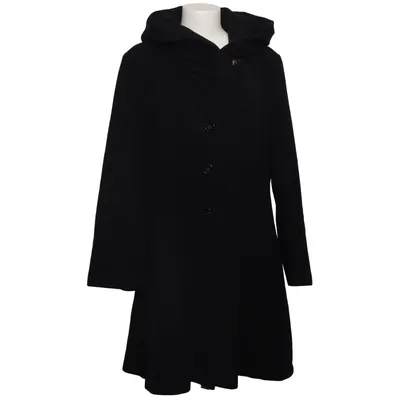 Mantel (Schwarz) von Barbara Lebek Kaschmir, Polyamid, Polyester, Wolle