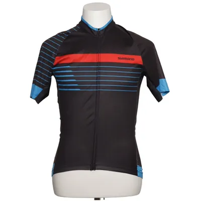 Wielershirt (Zwart, Blauw, Rood) van Shimano Elastaan, Polyester