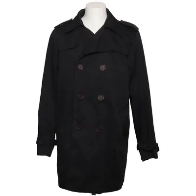 Trenchcoat (Svart) från Wilhelm Bomull, Polyester