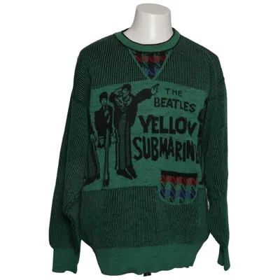 Pull-over (Vert, Noir, Multicolore) de Carlo Colucci Acrylique, Coton, Polyamide, Viscose