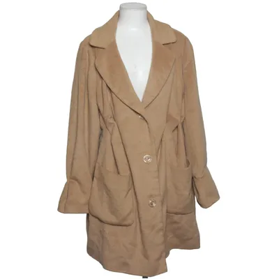 Coat (Beige) from Kj Brand Acrylic, Polyester