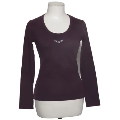 Long sleeve T-shirt (Purple) from Trigema Cotton, Elastane