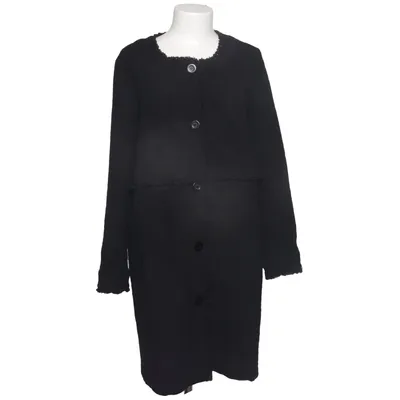 Coat (Black) from Ziz Elastane, Polyester, Viscose