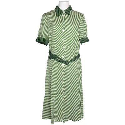 Shirt dress (Green, White) from L.K. Bennett Viscose