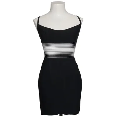 Robe (Noir, Blanc) de Herve Leger Polyester, Viscose