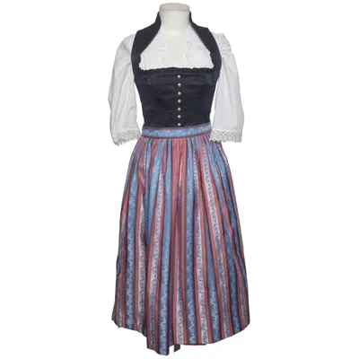 Dirndl (Blå, Hvid, Rød) fra Country Line Bomuld, Polyester