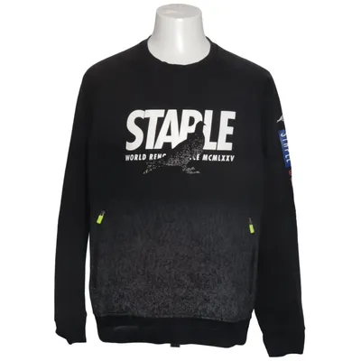Sweatshirt (Noir, Gris) de Staple Coton, Polyester