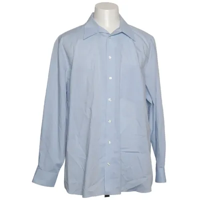 Shirt (Blauw) van Walbusch Katoen