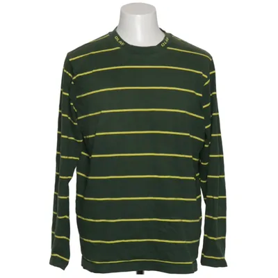 T-shirt à manches longues (Vert, Jaune) de ØLÅF Coton