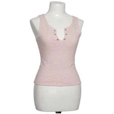 Tanktop  (Hvid, Rød) fra Hollister Bomuld, Elastan