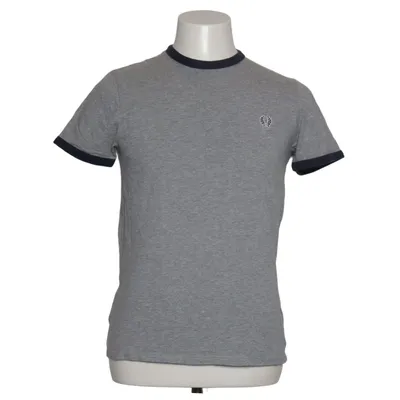 T-shirt (Grau, Blau) von Fred Perry Sportswear Baumwolle