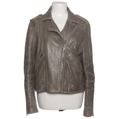 Biker jacket (Green) from Mango