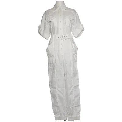 Jumpsuit (Wit) van Zimmermann Katoen, Linnen