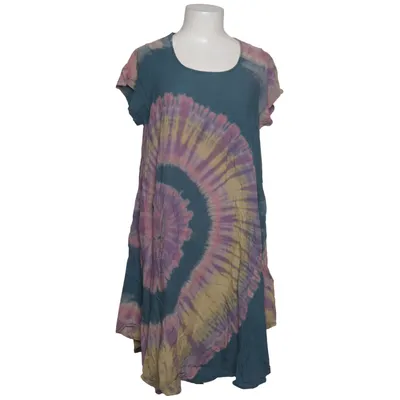 Jurk (Blauw, Meerkleurig) van Guru Shop Viscose