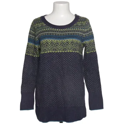 Sweater (Blue, Multicolored) from Eddie Bauer Cotton, Polyamide, Wool