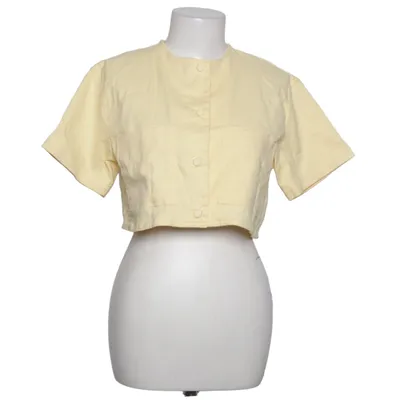 Short sleeve shirt (Yellow) from Daphnea Elastane, Polyester