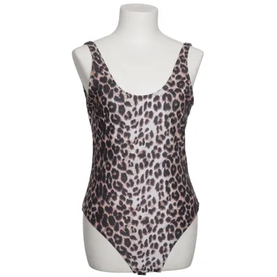 Swimsuit (Brown, Black, White) from Boohoo Tall Elastane, Polyester