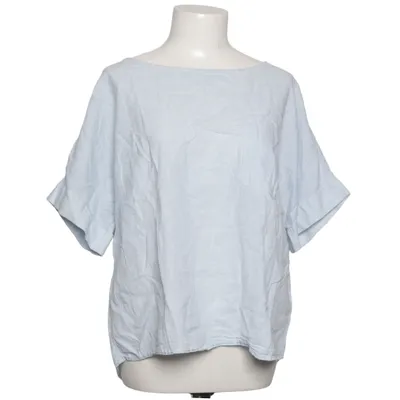 Top (Blue, White) from Paul Costelloe Cotton, Linen