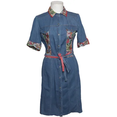 Denim dress (Blue, Multicolored) from Linea Tesini Cotton, Elastane, Polyester, Tencel