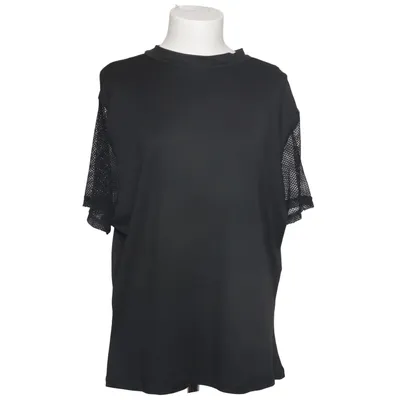 T-shirt (Black) from Shein Curve Elastane, Polyester