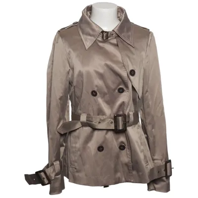 Trench coat (Beige) from Gestuz Cotton, Elastane, Polyester