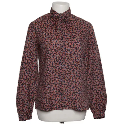 Blouse (Blue, Red, Multicolored) from Dacron Polyester