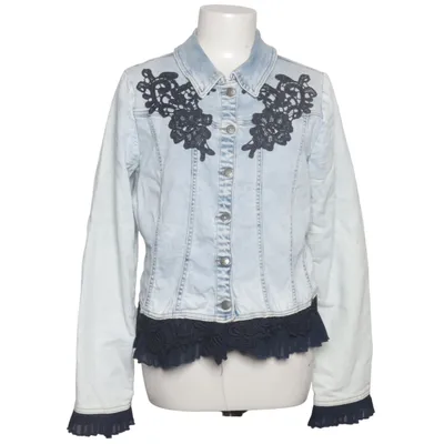 Denimjakke (Blå, Sort) fra Tredy Bomuld, Elastan, Polyester